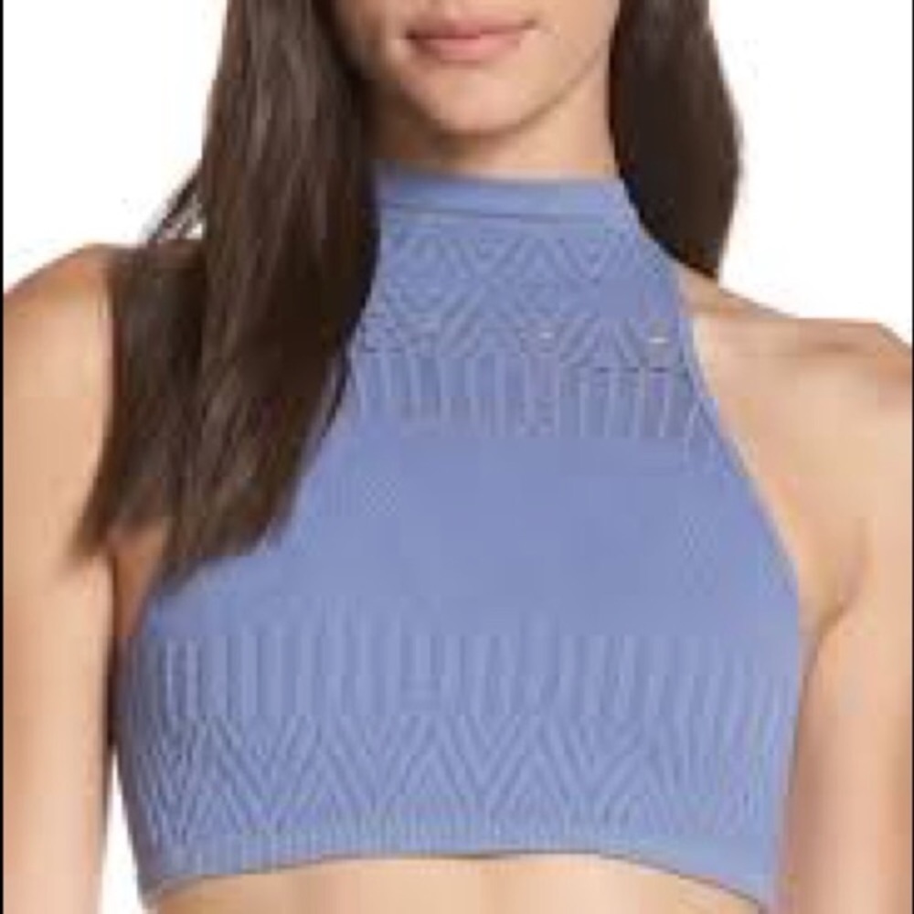 Free people seamless halter bralette